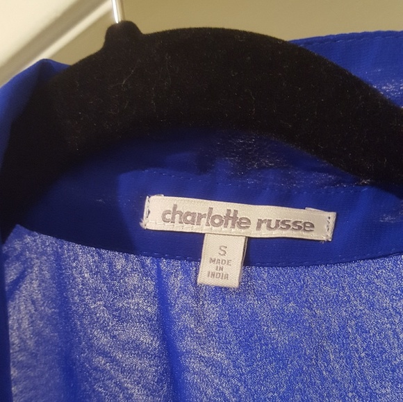 Royal blue button up dress - Picture 2 of 5